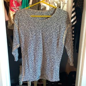 American Apparel Black and White sweater. Fits XS-M.